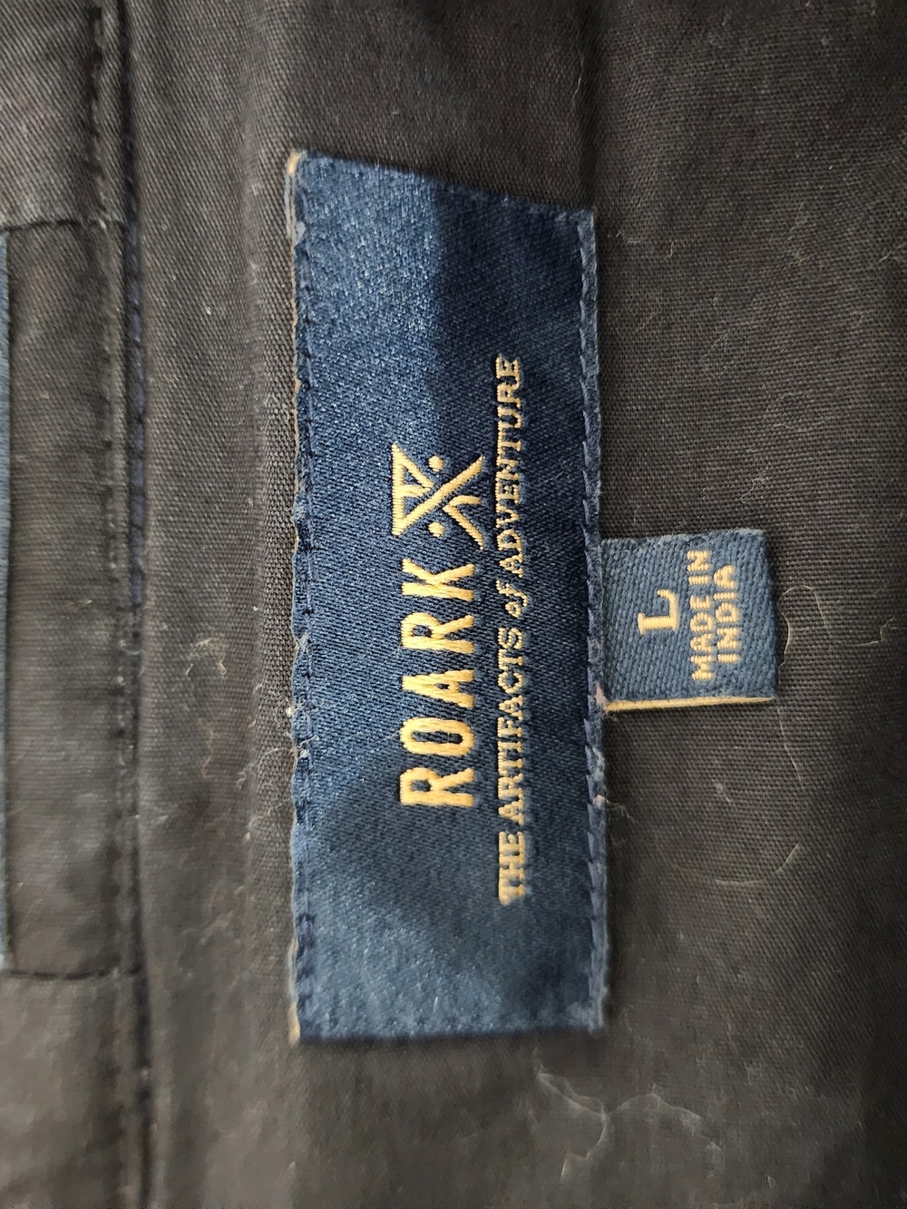 Navy Aztec Print Button-Up Shacket - Picture 5 of 6